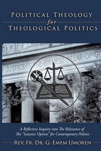 Cover image for Political Theology for Theological Politics