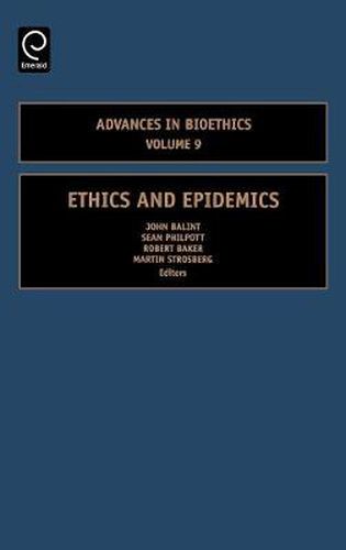 Cover image for Ethics and Epidemics