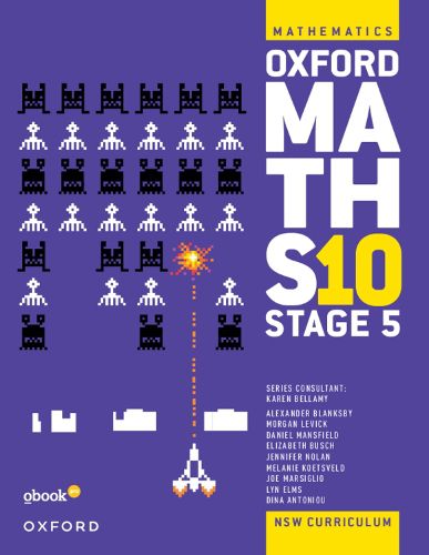 Cover image for Oxford Maths 10 Stage 5 Student Book+obook pro