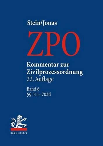 Cover image for Kommentar zur Zivilprozessordnung: Band 6:  511-703d