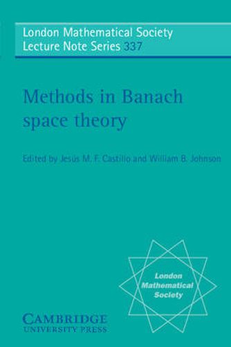 Methods in Banach Space Theory