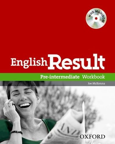 Cover image for English Result: Pre-intermediate: Workbook with MultiROM Pack: General English Four-skills Course for Adults