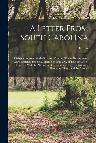 Cover image for A Letter From South Carolina