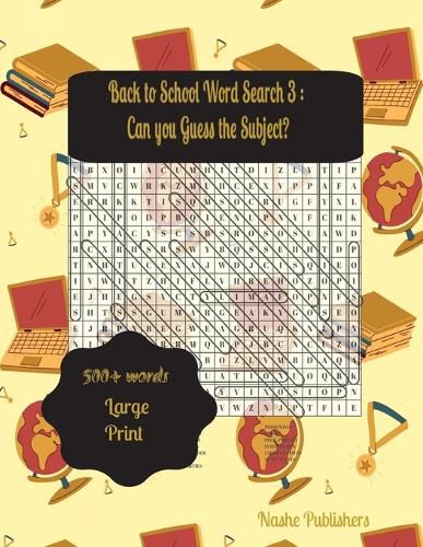 Cover image for Back to School Word Search Puzzles 3