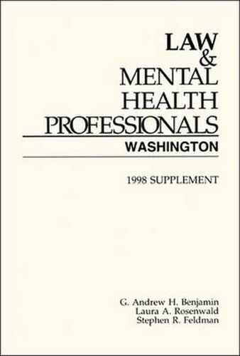 Cover image for Law and Mental Health Professionals: Washington