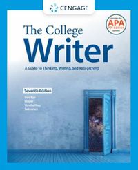 Cover image for The College Writer: A Guide to Thinking, Writing, and Researching with (MLA 2021 Update Card)