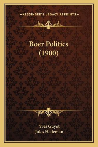 Boer Politics (1900)