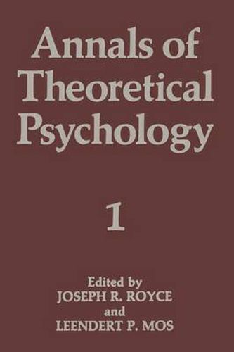 Cover image for Annals of Theoretical Psychology: Volume 1