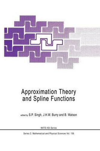 Cover image for Approximation Theory and Spline Functions