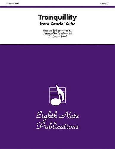 Cover image for Tranquillity (from Capriol Suite): Conductor Score & Parts