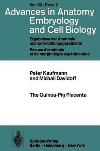 Cover image for The Guinea-Pig Placenta