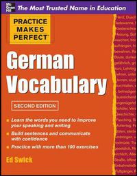 Cover image for Practice Makes Perfect German Vocabulary