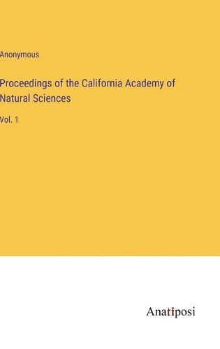 Cover image for Proceedings of the California Academy of Natural Sciences