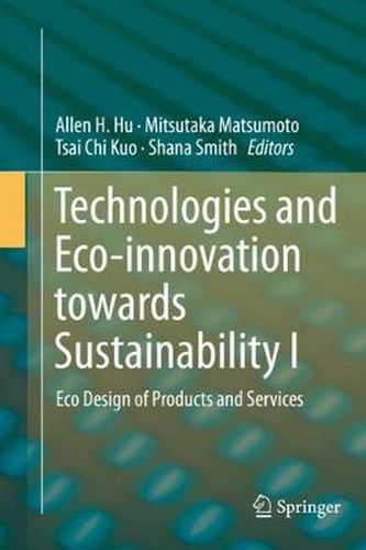 Cover image for Technologies and Eco-innovation towards Sustainability I: Eco Design of Products and Services