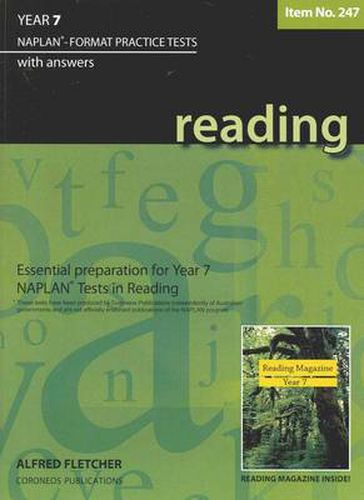 Cover image for Year 7 Reading: NAPLAN-format Practice Tests with Answers