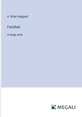 Cover image for Finished