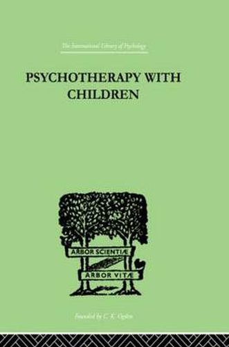 Cover image for Psychotherapy with Children