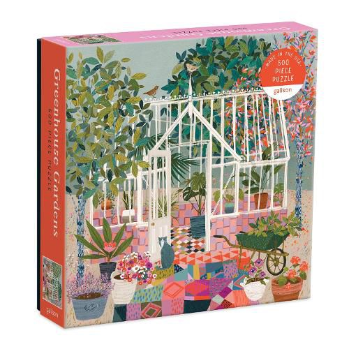 Cover image for Greenhouse Gardens 500 Piece Puzzle