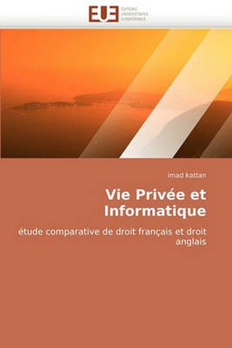 Cover image for Vie Prive Et Informatique