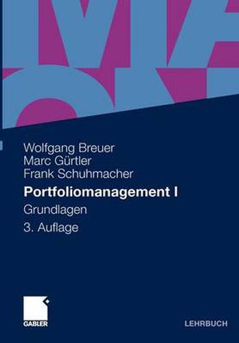 Cover image for Portfoliomanagement I: Grundlagen