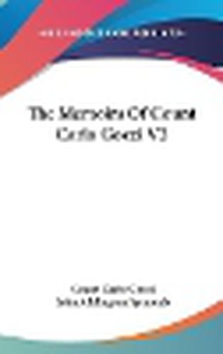 Cover image for The Memoirs of Count Carlo Gozzi V2