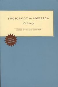 Cover image for Sociology in America: A History