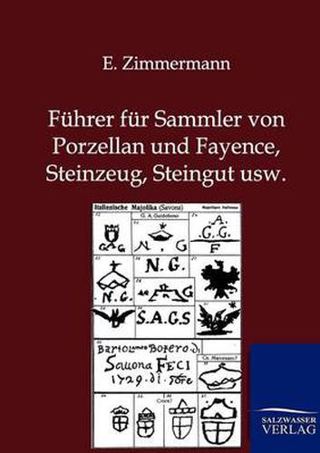 Cover image for Fuhrer fur Sammler von Porzellan und Fayence, Steinzeug, Steingut usw.