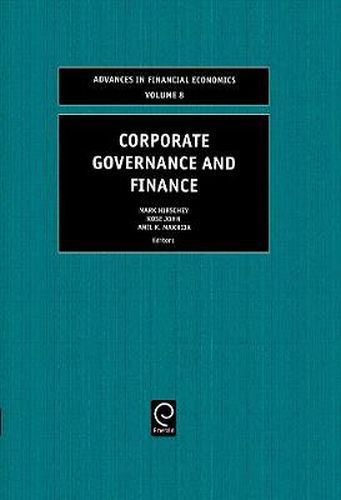 Cover image for Corporate Governance and Finance