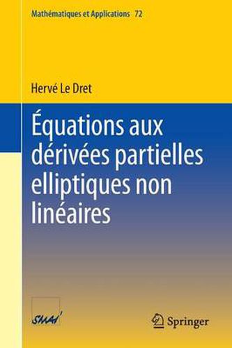 Cover image for Equations aux derivees partielles elliptiques non lineaires