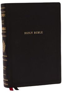 Cover image for KJV, Wide-Margin Reference Bible, Sovereign Collection, Genuine Leather, Black, Red Letter, Comfort Print: Holy Bible, King James Version