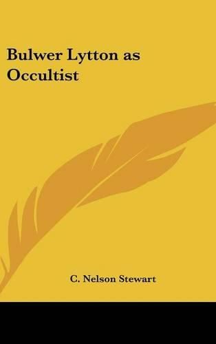 Bulwer Lytton as Occultist