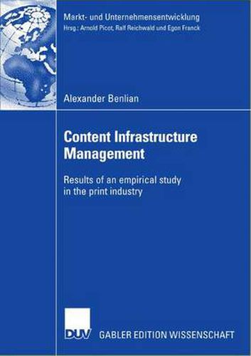 Cover image for Content Infrastructure Management: Results of an Empirical Study in the Print Industry