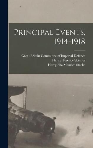 Cover image for Principal Events, 1914-1918