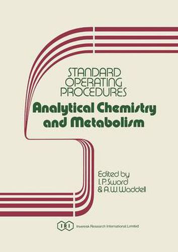 Cover image for Standard Operating Procedures Analytical Chemistry and Metabolism