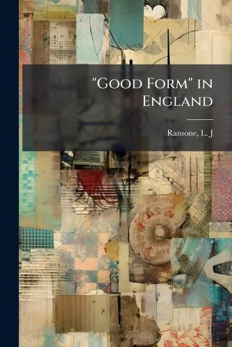 Cover image for "Good Form" in England