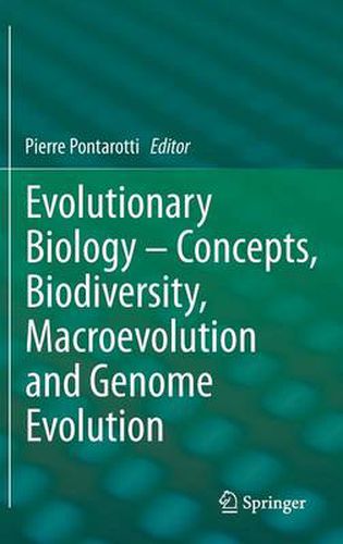 Cover image for Evolutionary Biology - Concepts, Biodiversity, Macroevolution and Genome Evolution
