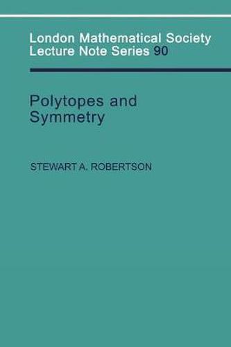 Cover image for Polytopes and Symmetry