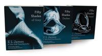 Cover image for Fifty Shades Trilogy Audiobook Bundle: Fifty Shades of Grey, Fifty Shades Darker, Fifty Shades Freed
