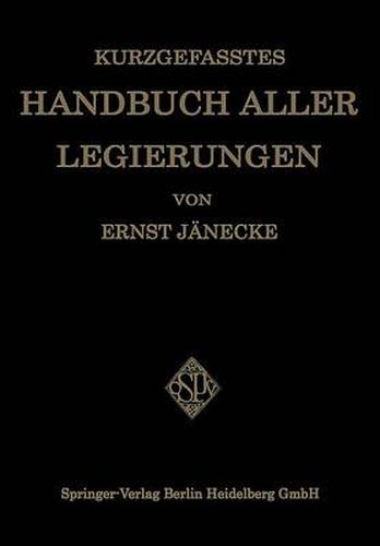 Kurzgefasstes Handbuch Aller Legierungen