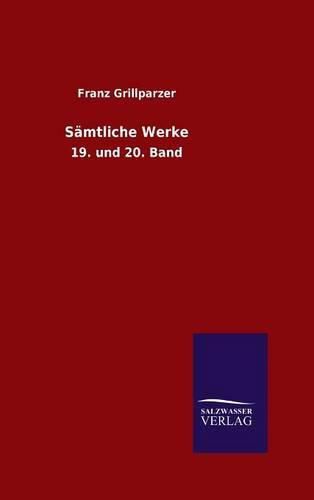 Cover image for Samtliche Werke