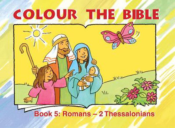 Cover image for Colour the Bible Book 5: Romans - Thessalonians