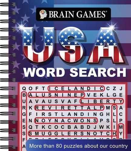 Cover image for Brain Games - USA Word Search (#6)