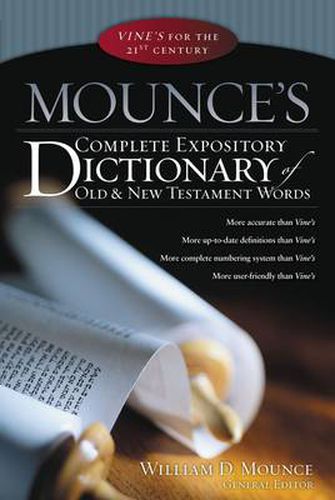 Cover image for Mounce's Complete Expository Dictionary of Old and New Testament Words