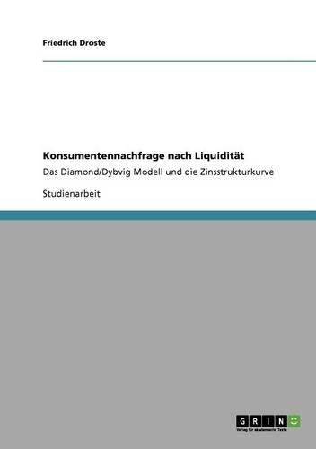 Cover image for Konsumentennachfrage Nach Liquiditat