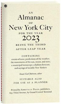 Cover image for An Almanac of New York City for the Year 2023