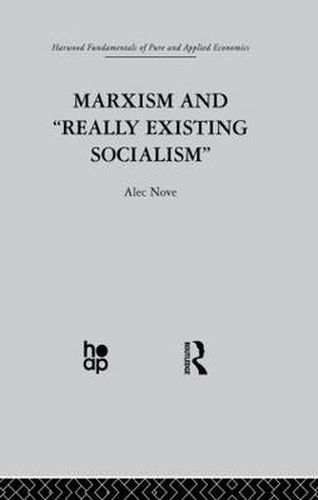 Cover image for Marxism and  Reality Existing Socialism