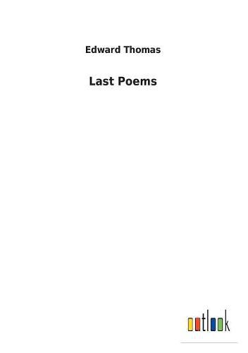 Cover image for Last Poems