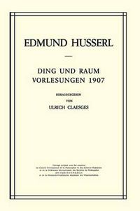 Cover image for Ding und Raum: Vorlesungen 1907