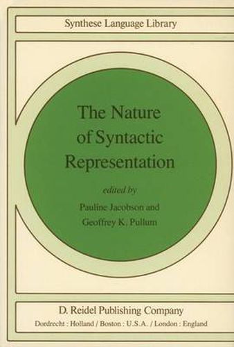 Cover image for The Nature of Syntactic Representation