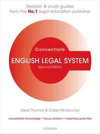 Cover image for English Legal System Concentrate: Law Revision and Study Guide